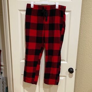 Old Navy Red and Black Checkered Pajama Pants